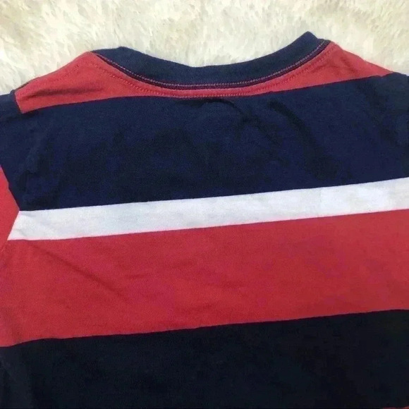 Polo By Ralph Lauren Red & Blue  Striped T-Shirt 2T - Picture 15 of 16